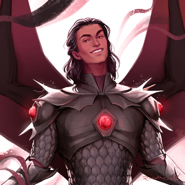 Mocking Grin - ACOMAF Officially Licensed Print
