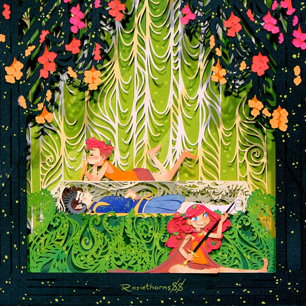 Stroke of Light and Color - Officially Licensed "The Darkest Part of the Forest" Print