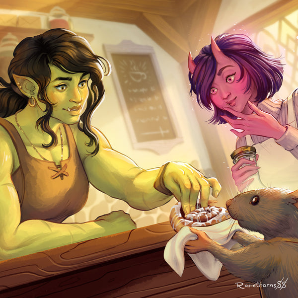 Finer Tastes - Officially Licensed LEGENDS & LATTES Print