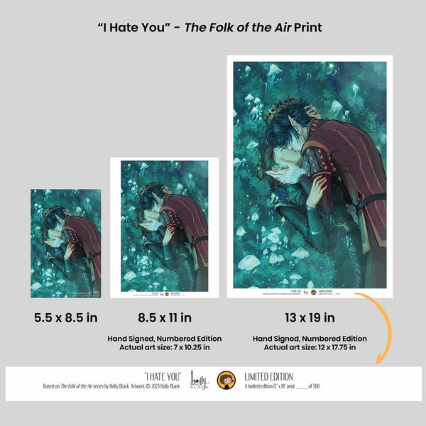 I Hate You - Officially Licensed "The Folk of the Air" Print