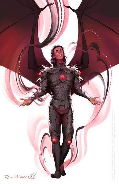 Mocking Grin - ACOMAF Officially Licensed Print