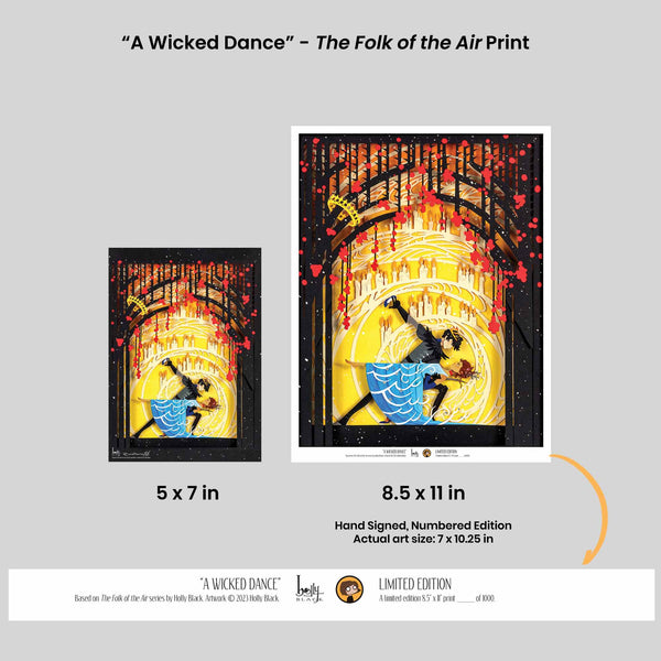 A Wicked Dance (remastered) - Officially Licensed "The Folk of the Air" Print