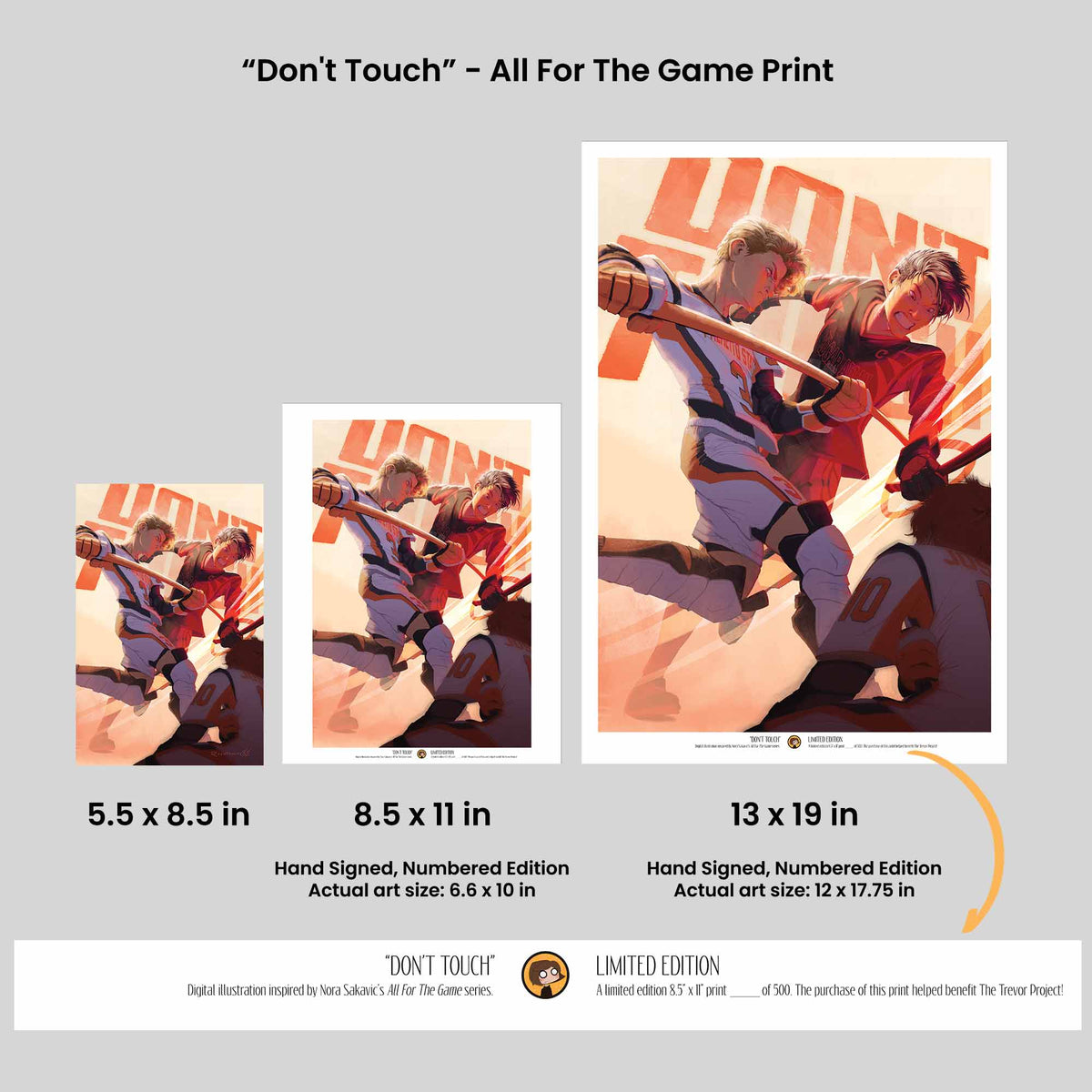 Don't Touch - All For The Game Print Set – rosiethorns88