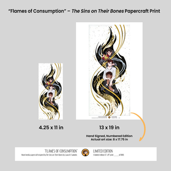 Flames of Consumption - The Sins on Their Bones Print