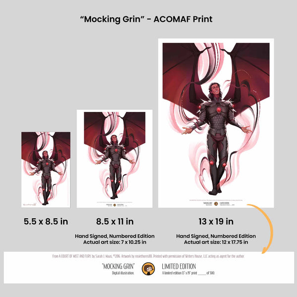 Mocking Grin - ACOMAF Officially Licensed Print