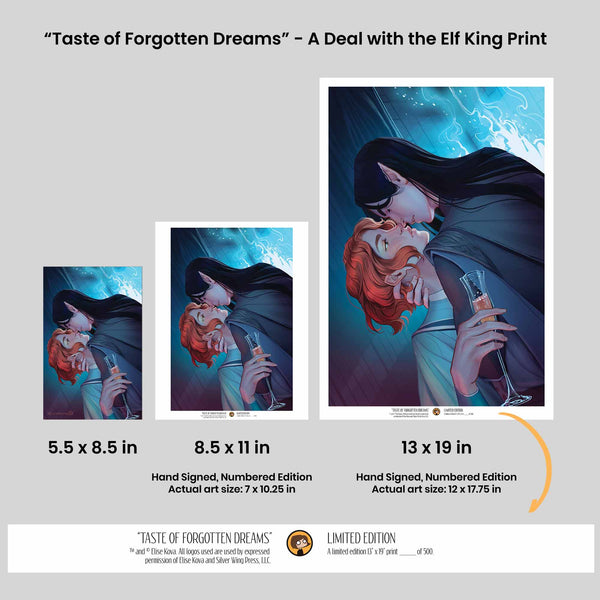Taste of Forgotten Dreams - Officially Licensed A Deal With The Elf King Print