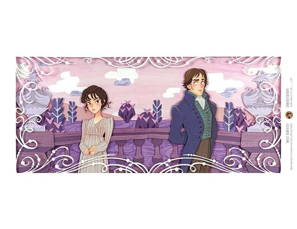 Most Ardently - Pride and Prejudice Papercraft Print