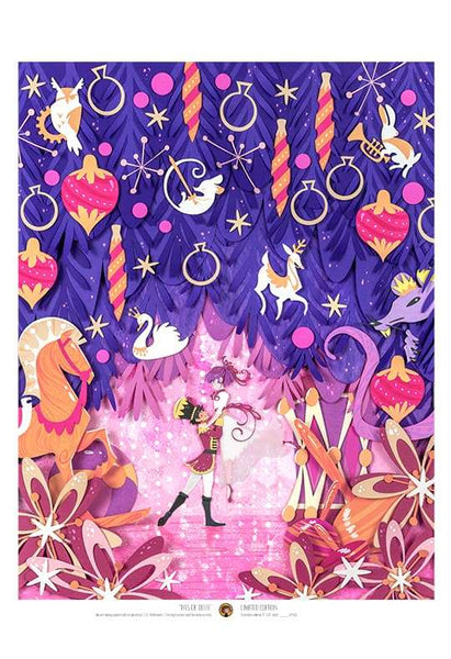 Pas De Deux - The Nutcracker Papercraft Print