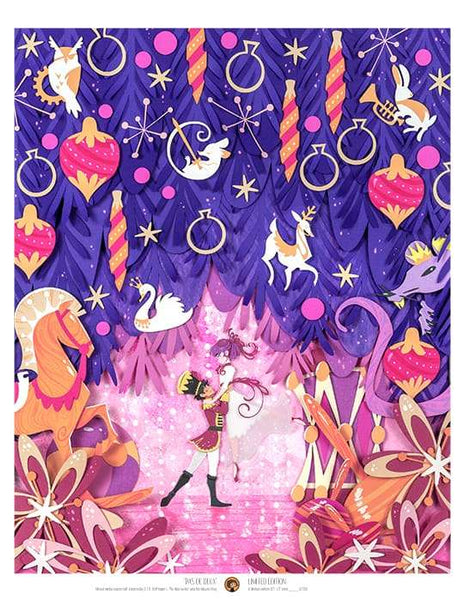 Pas De Deux - The Nutcracker Papercraft Print