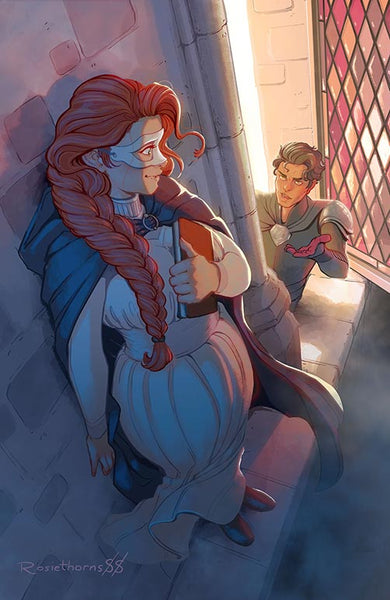 Out on a Ledge - From Blood and Ash Print
