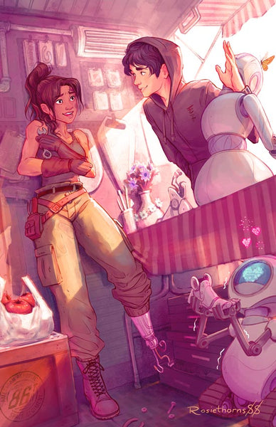 Off On The Wrong Foot - Lunar Chronicles Print