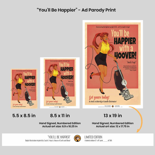 You'll Be Happier - Ad Parody Print