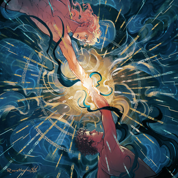 Flood of Light - Achilles and Patroclus Print