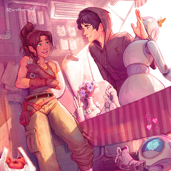 Off On The Wrong Foot - Lunar Chronicles Print