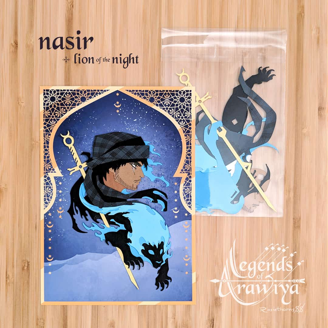 Legends of Arawiya Papercraft Kits rosiethorns88