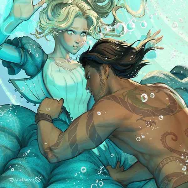 Pearl In The Depths - A Pact Repaid in Lust Print