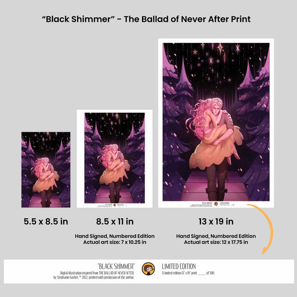 Black Shimmer - Officially Licensed The Ballad of Never After Print