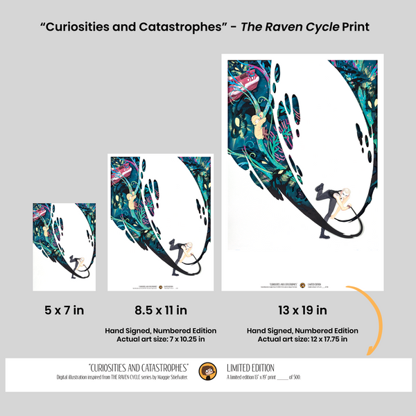 Curiosities and Catastrophes - The Raven Cycle Print