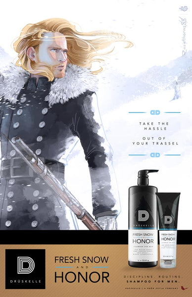 Fresh Snow and Honor - Six of Crows Ad Parody Print (PRE-ORDER)