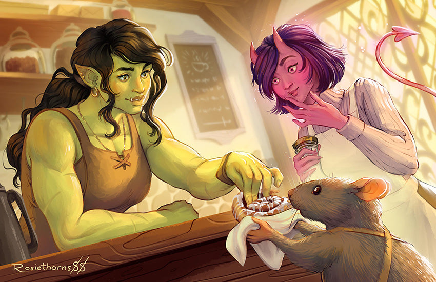 Finer Tastes - Officially Licensed LEGENDS & LATTES Print