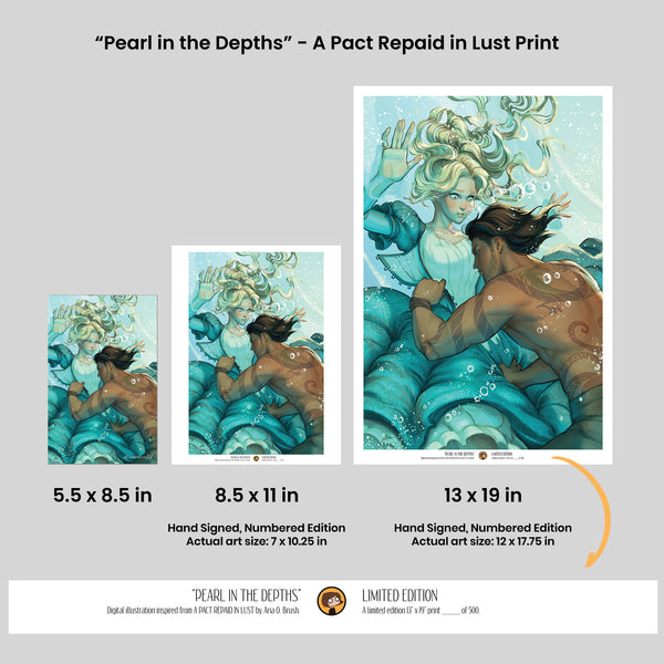 Pearl In The Depths - A Pact Repaid in Lust Print