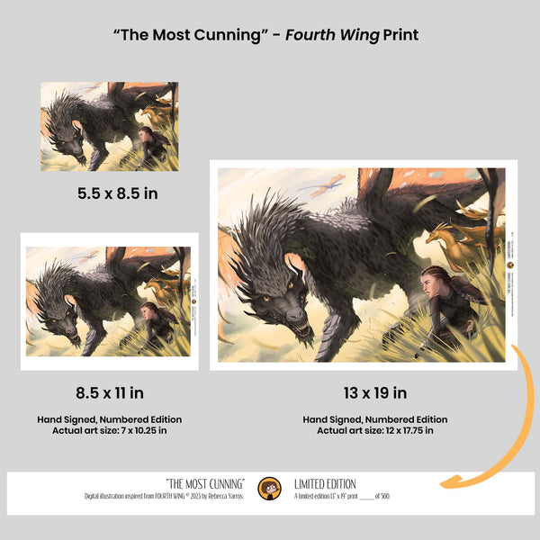 The Most Cunning - Officially Licensed FOURTH WING Print