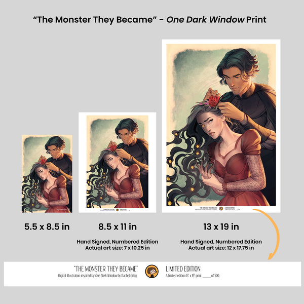 The Monster They Became - One Dark Window Print