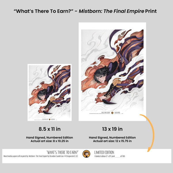 What's There to Earn? - Mistborn Papercraft Print