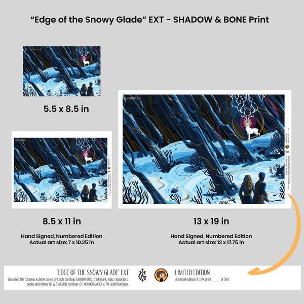 Edge of the Snowy Glade - Shadow & Bone Print (PRE-ORDER)