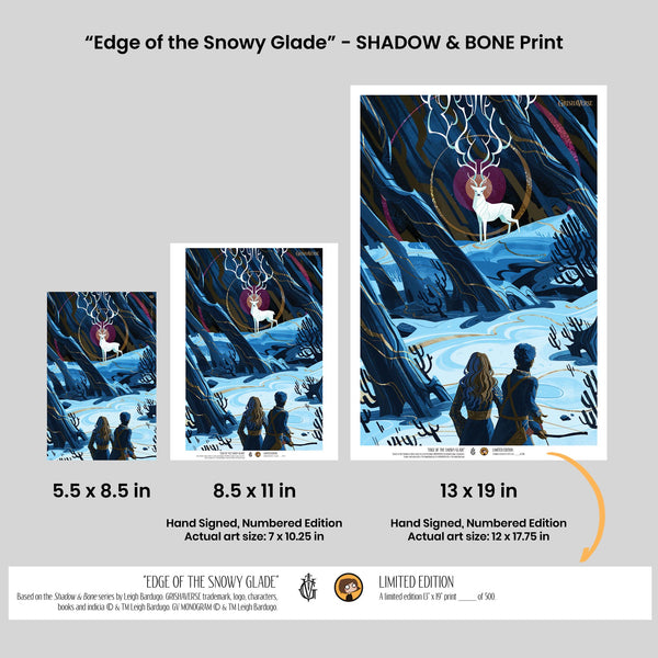 Edge of the Snowy Glade - Shadow & Bone Print (PRE-ORDER)