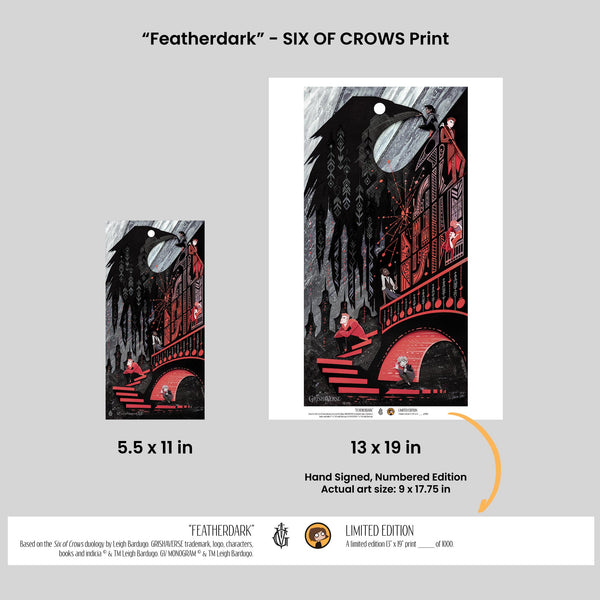 Featherdark / Hook and Crook - Six of Crows Papercraft Print Set (PRE-ORDER)