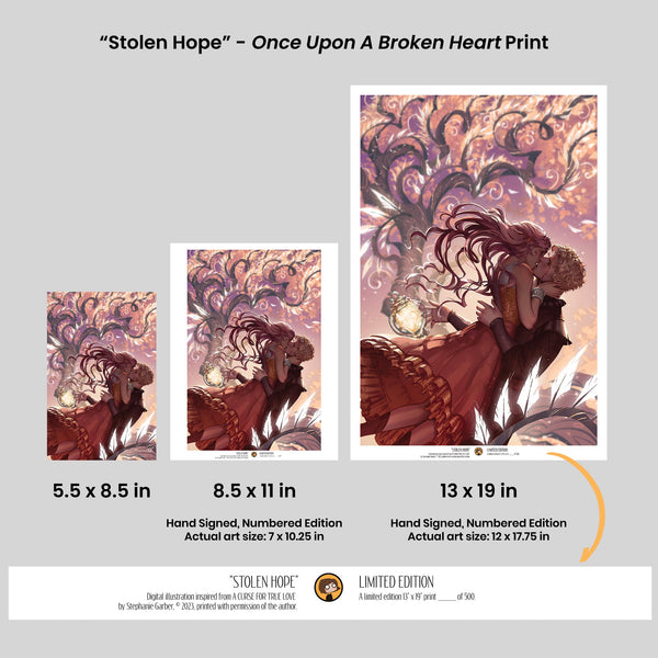 Stolen Hope - Officially Licensed ONCE UPON A BROKEN HEART Print (PRE-ORDER)