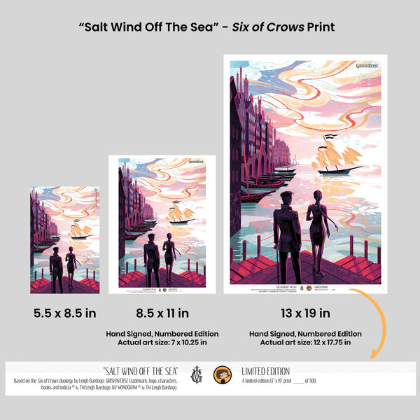 Salt Wind Off The Sea - Six of Crows Print (PRE-ORDER)