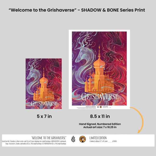 Welcome to the Grishaverse - Shadow & Bone / Six of Crows Print (PRE-ORDER)