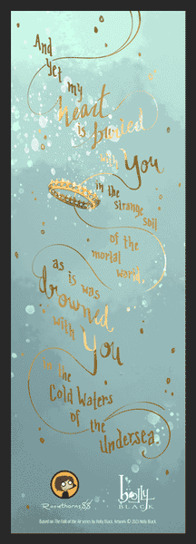 Self Reflection - Officially Licensed "The Folk of the Air" Bookmark (PRE-ORDER)