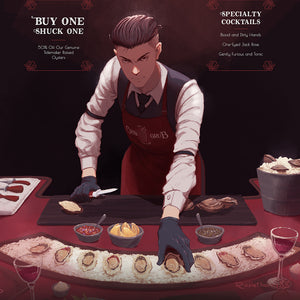 Welcome to the Crow Grub - Six of Crows Ad Parody Print (PRE-ORDER)