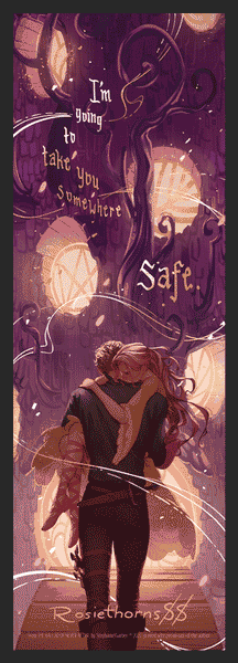 Night-glimmer - Officially Licensed The Ballad of Never After Bookmark