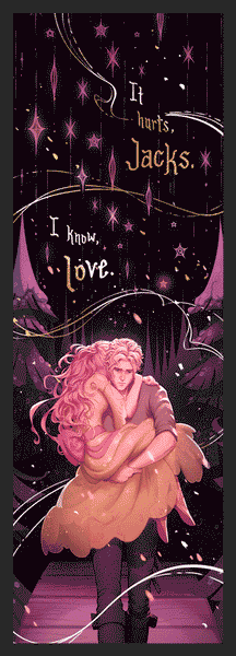 Night-glimmer - Officially Licensed The Ballad of Never After Bookmark