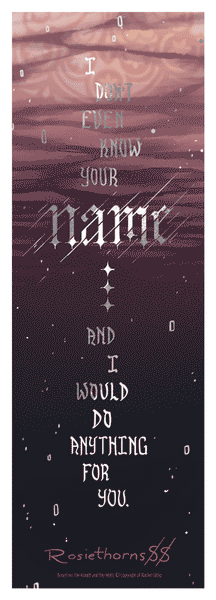 Drowning in Dreams - The Knight And The Moth Bookmark