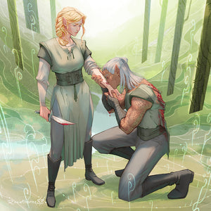 I Claim You - Heir of Fire / Throne of Glass Officially Licensed Print