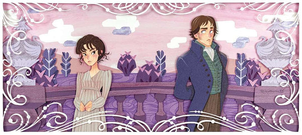 Most Ardently - Pride and Prejudice Papercraft Print