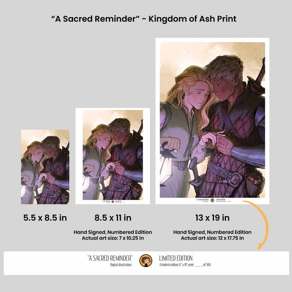 A Sacred Reminder - Kingdom of Ash Officially Licensed Print