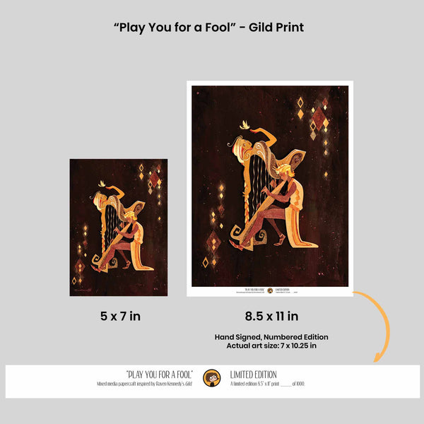 Play You For a Fool - Gild Print