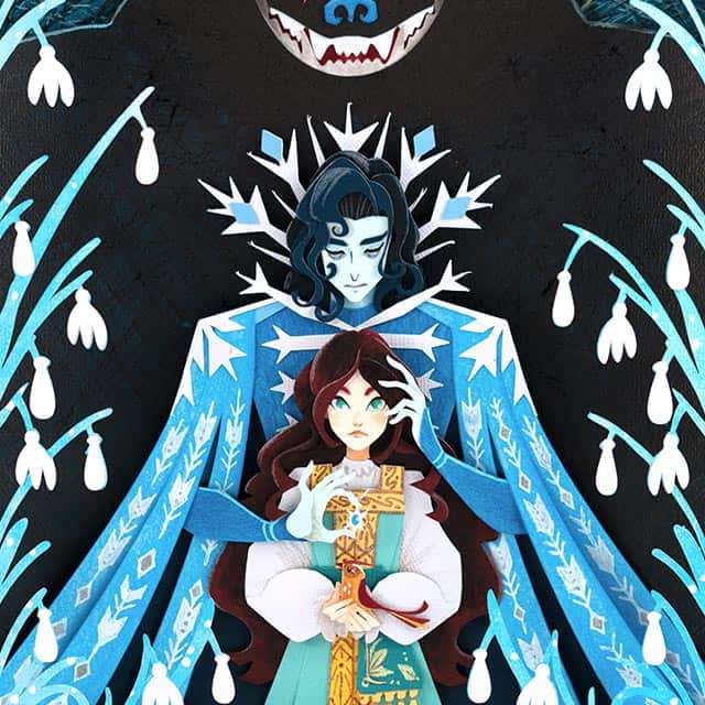 Both Are Mine - Winternight Papercraft Print – rosiethorns88